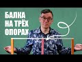 Балка на трёх опорах