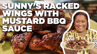 Sunny Andersons Racked Wings with Mustard BBQ Sauce | The Kitchen | Food Network