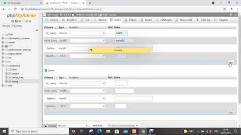 Membuat Database "Rumah Sakit" dan relasi menggunakan PhpMyAdmin