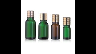 5ml 10ml 15ml 20ml 30ml 50ml hot sale custom glass cosmetic bottle with screw cap