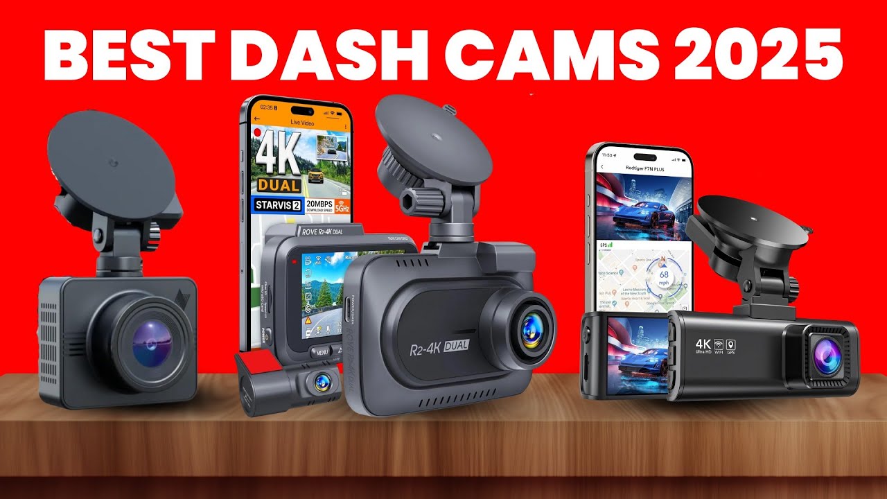 "Top 5 Best Dash Cams in 2025 (Tested & Ranked!) – 4K, Night Vision ...