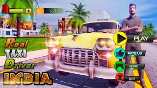 Real Taxi India Driver Game - Gameplay screenshot 2