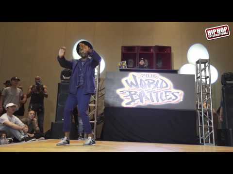 #HHI2016 World Popping Battles: Slim Boogie - USA vs Colin - China  (Semifinals)