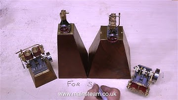 A COLLECTION OF MICRO STEAM ENGINES - IN THE WORKSHOP