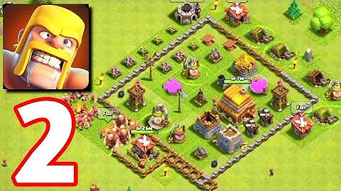 Clash of Clans - Gameplay Walkthrough  - Part 2 ( Android, iOS)