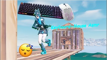 Glorious GMMK Chill 😴Satisfying Fortnite Gameplay🤗 I Keyboard Mouse Sounds  + Handcam I W Key 1v1🔥