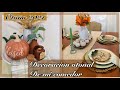 🤎IDEAS PARA DECORAR  EL COMEDOR EN OTOÑO 🍂  TABLE DECOR FALL DECOR🍂