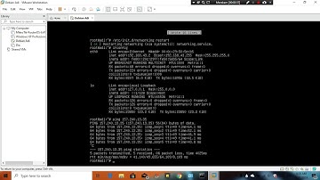 Konfigurasi IP Address di Debian 8 VMWare