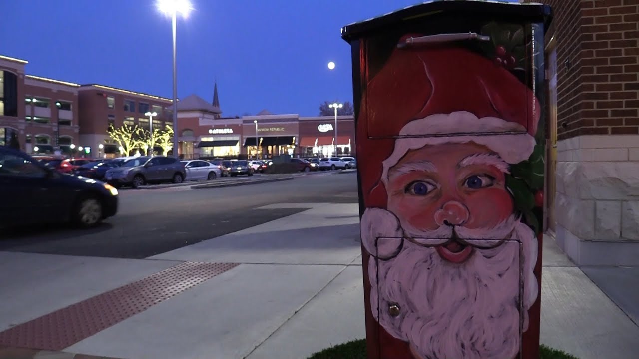 Drop Off Your Wish List at the Santa Mailbox YouTube