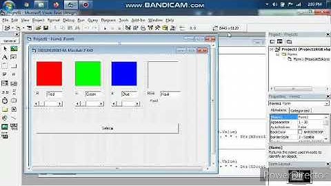 Visual Basic 6.0 || Pengolahan Citra RGB