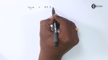 Exponential Growth Or Decay Problem No 1 - Applications of Differential Equations - Diploma Maths II