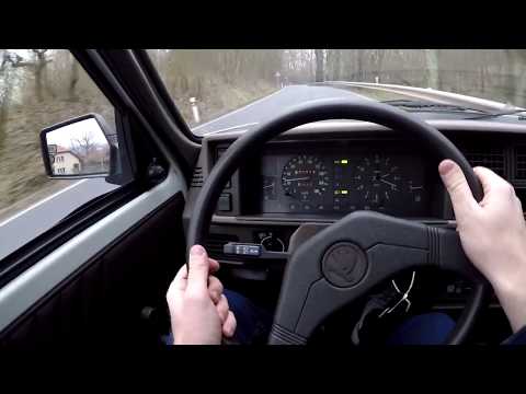 Skoda Favorit 136 L 1989 Point Of View Interior Engine Sound