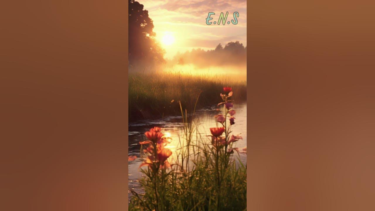 🌅 Spring Dawn Chorus Ambience With Bird Sounds & Gentle River Sounds For Sleeping & Meditation