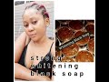 How to make halfcaste whitening black soap|how to make organic whitening black soap