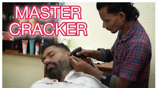 Head massage, Ear massage with water spray by Indian Barber MASTER CRACKER | ASMR Relaxation