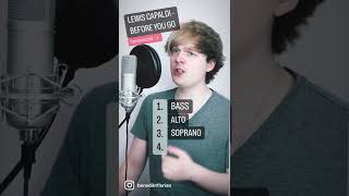 LEWIS CAPALDI - BEFORE YOU GO (a capella) #shorts