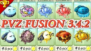 PVZ 1 Fusion 3.4.2 Challenge!All mini flying plants show！