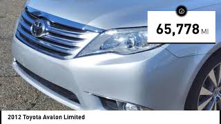 2012 Toyota Avalon Fredericksburg VA 84343H