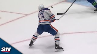 Ryan Nugent-Hopkins Fires Puck In Off Arturs Silovs For Power-Play Goal