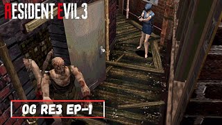 OG Resident Evil 3 (1999) Hardcore Episode 1 Gameplay Walkthrough