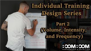 Individual Training Design Series Pt. 2 (Volume, Intensity, and Frequency)