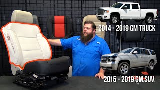 Chevrolet | GMC (2014  2019) Top Seat Cover Replacement  Part 2  (Top Cover Install)