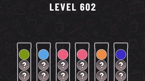 Ball Sort Puzzle Level 602 #ballsortpuzzle #ballsortpuzzlegameplay #puzzlegame #mobilegames