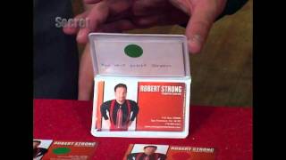 Business Card Trick - Robert Strong - Corporate Magician