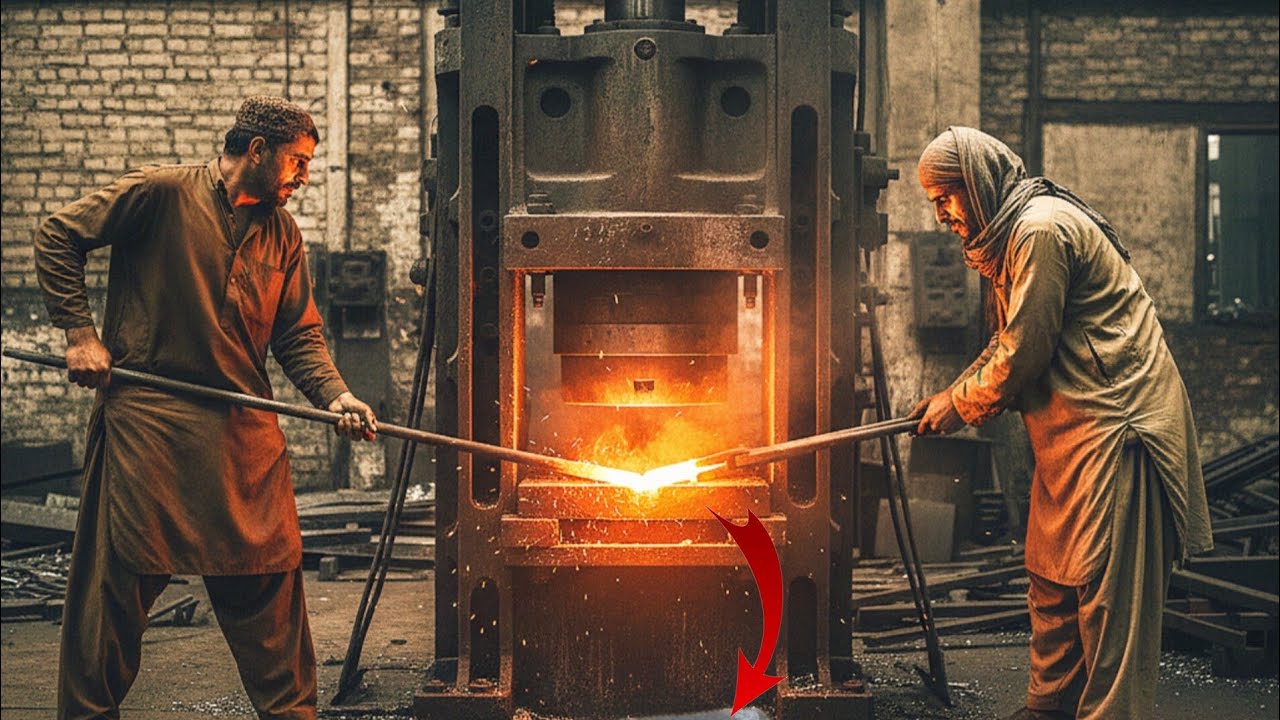 Incredible Process of Making Heavy Duty DIGGING BAR From an Waste TRAIN TRACKS by Old Factory