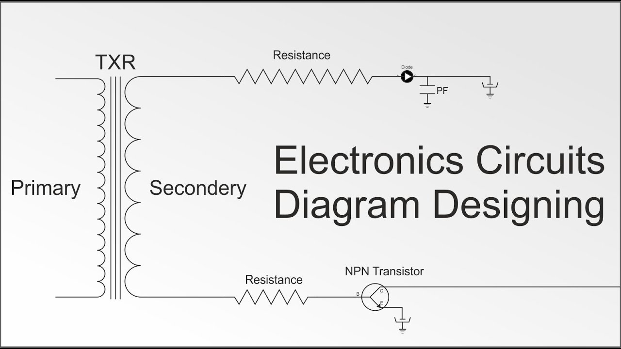 ELECTRONIC CIRCUITS DIAGRAM DESIGNING TUTORIAL - YouTube