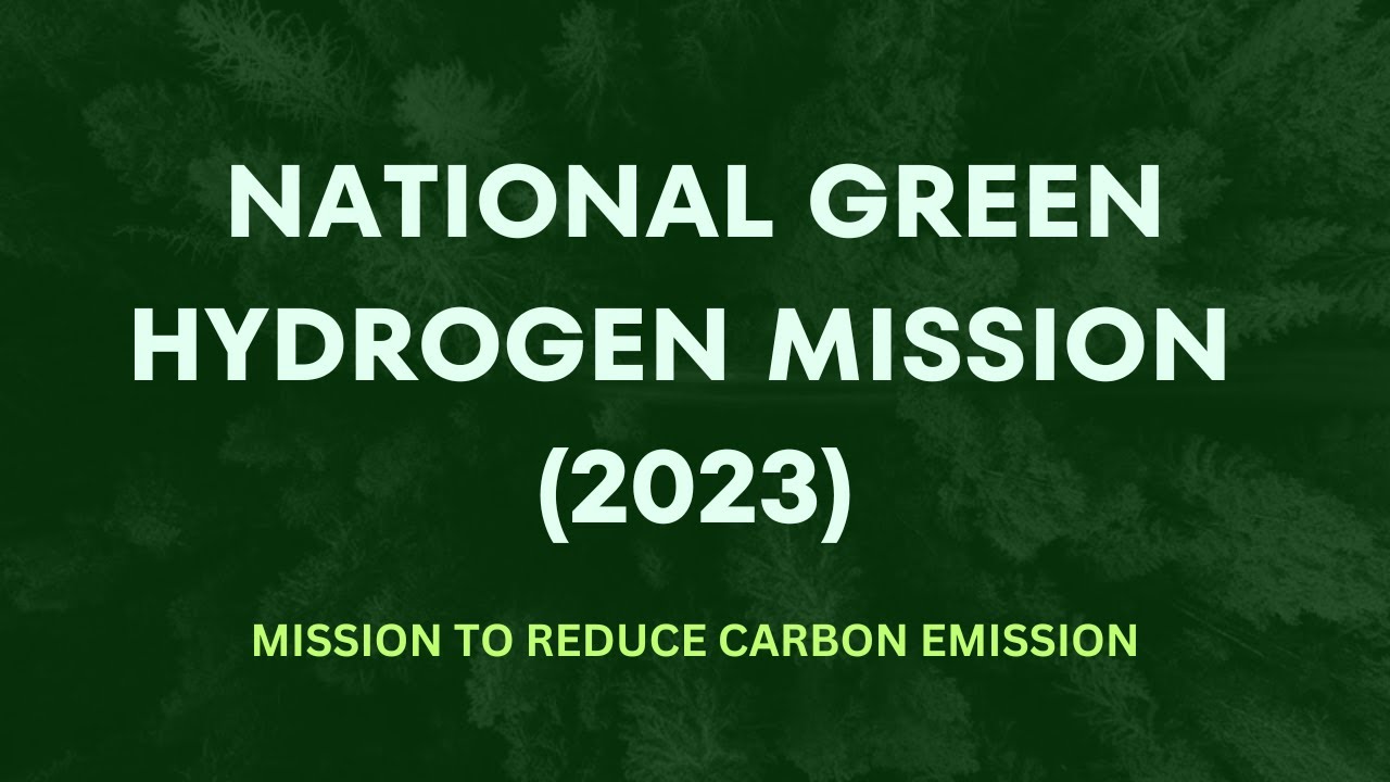 Video 3 | National Green Hydrogen Mission | 2023 - YouTube