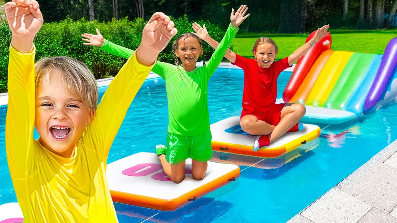 Челлендж «Четырехцветные водяные шарики»