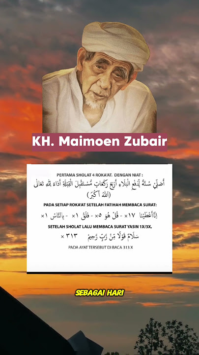Amalan Rabu Wekasan #rabuwekasan #amalan #ijazahdoa #mbahmoen #fypシ