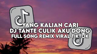 Download Lagu DJ TANTE TANTE CULIK AKU DONG X MELODY KANE |TANTEHOLIC VIRAL TIKTOK MP3
