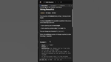 ലീറ്റ്കോഡ് | LeetCode 2914 | Beautiful Binary String #malayalam #Python #coding #leetcodeproblems