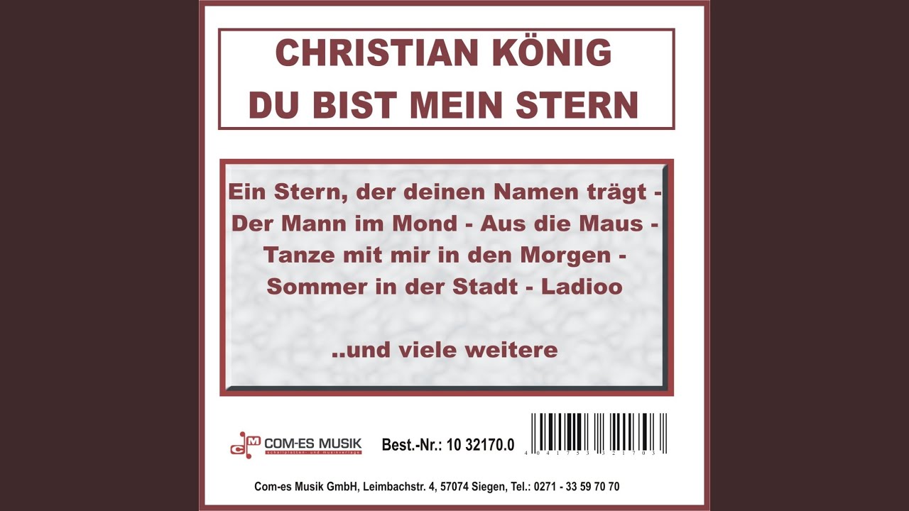 Ein Stern Der Deinen Namen Trägt Original Sänger Ein Stern (der deinen Namen trägt) - YouTube