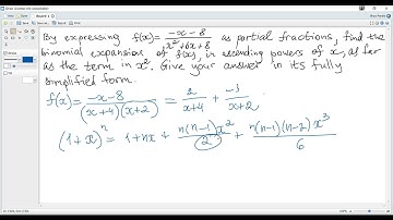 IB AA HL Maths. Partial fractions. Expansion of (1+x)^n. Binomial expansion with rational power.