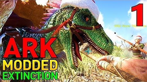 [1] NPC TRIBE ATTACK!!! (ARK Extinction Core - ARK Modded Survival Multiplayer Season 4)