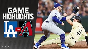Dodgers vs. D-backs Game Highlights (8/31/24) | MLB Highlights thumbnail