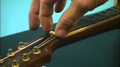 How To Adjust Your Mandolin Action - Full Version
