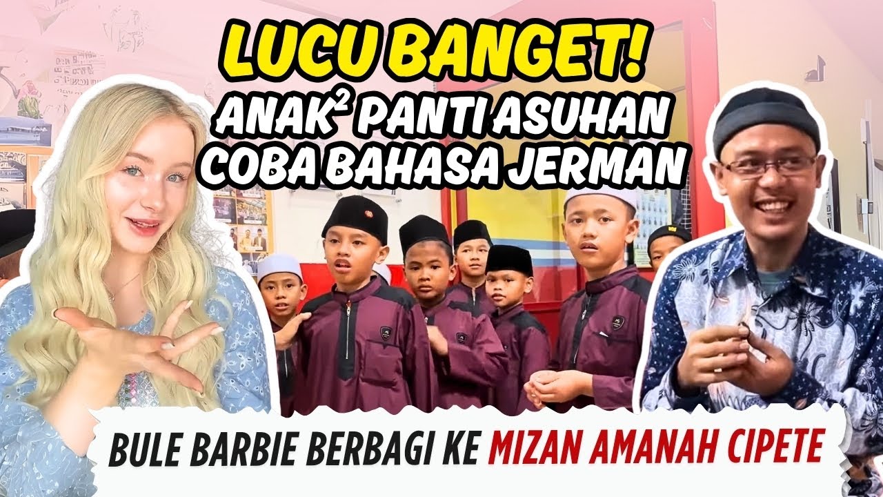 BULE BARBIE DONASI KE PANTI ASUHAN | Makan dan Bagi-Bagi Hadiah