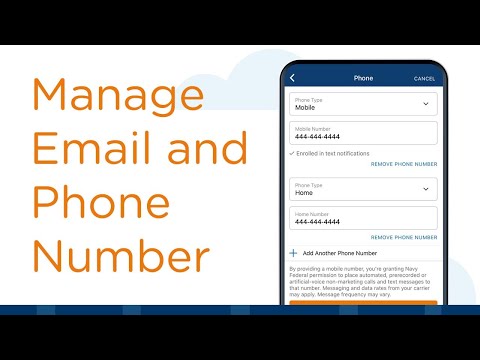 How To Change My Email And Phone Number | Navy Federal Mobile App