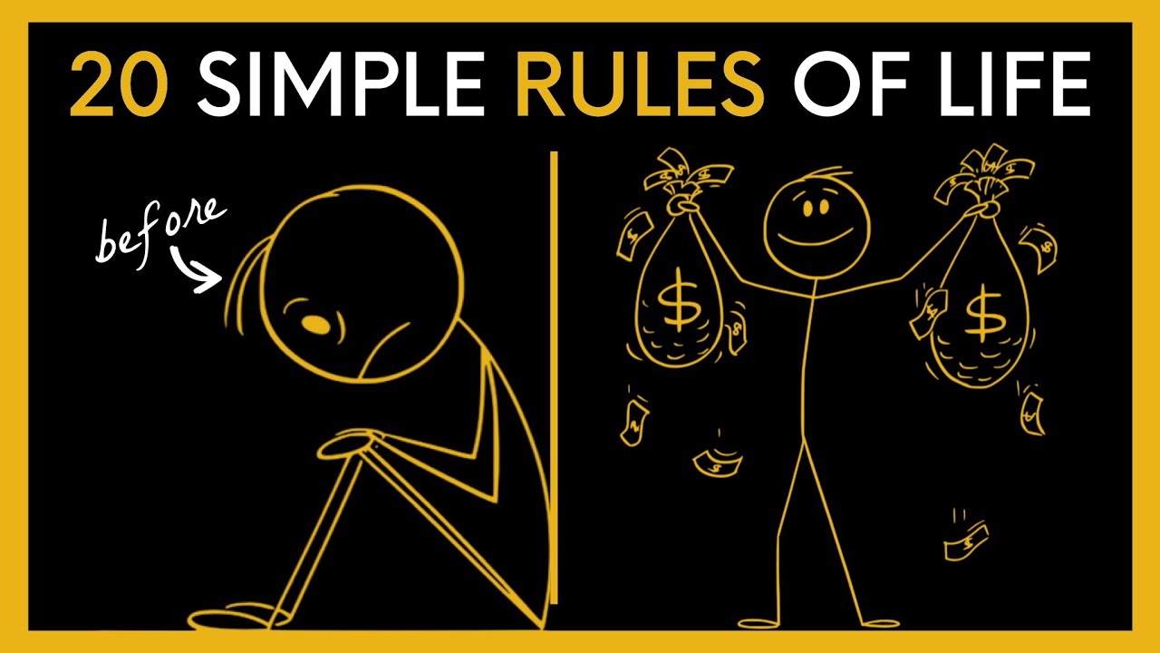Life is short (use 20 rules to spend it wisely). - YouTube