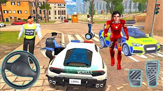 주차 차량 제어 도시 순찰 경찰관 도시 게임 - Police Sim 2022 오프라인 ios 게임 플레이 screenshot 2