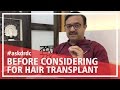 What should you know before considering hair transplant  hairmd pune