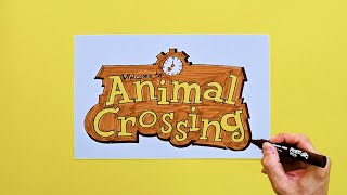 How To Draw Animal Crossing Logo
