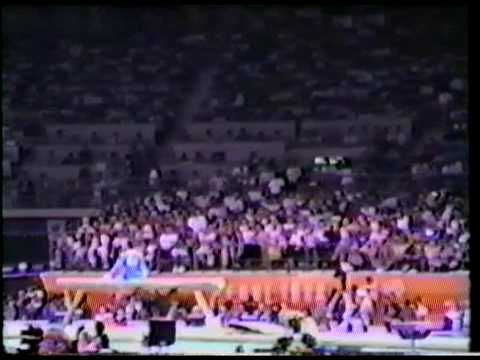 Gymnastics 1988 Olympics Seoul : Bettina Schieferdecker (GDR) BB