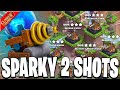 How to 2 Shot with Mega Sparky during Raid Weekend! - Clash of Clans