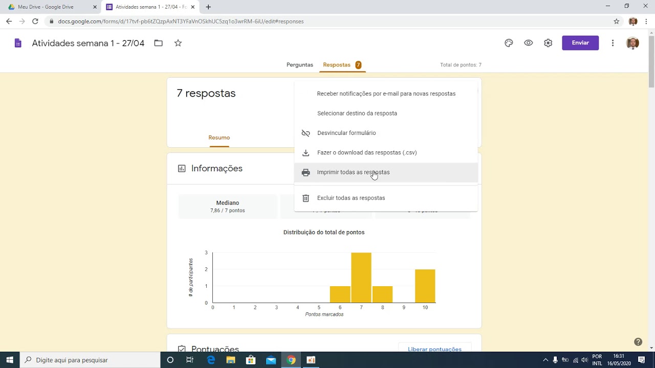Como Saber As Respostas Do Google Forms Sendo Aluno