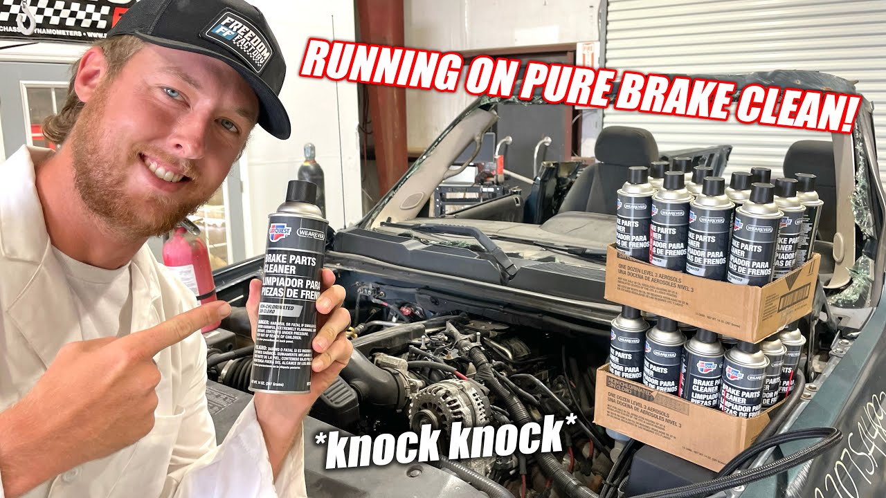 We Replaced My Truck's Fuel With BRAKE CLEAN!!! Then Put It On the Dyno!  (DO NOT TRY) 